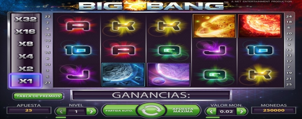 Big Bang spilleautomat
